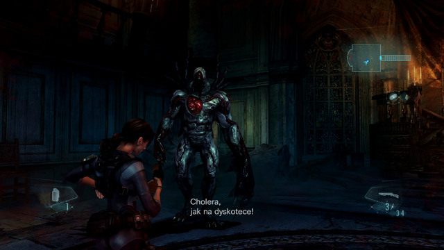 Cały ten etap polega na walce ze zmutowanym przywódcą Veltro - Królowa nie żyje - cześć II | Epizod 12 | Resident Evil Revelations - Resident Evil: Revelations - poradnik do gry