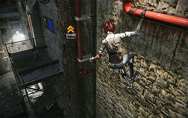 Zaczekaj aż myśliwiec Tracea rozbije się, wysłuchaj rozmowy z Edgeem i zajmij się na spokojnie zbadaniem tej lokacji - Dotarcie do głównej siedziby Memorize | Epizod 5 w Remember Me - Remember Me - poradnik do gry