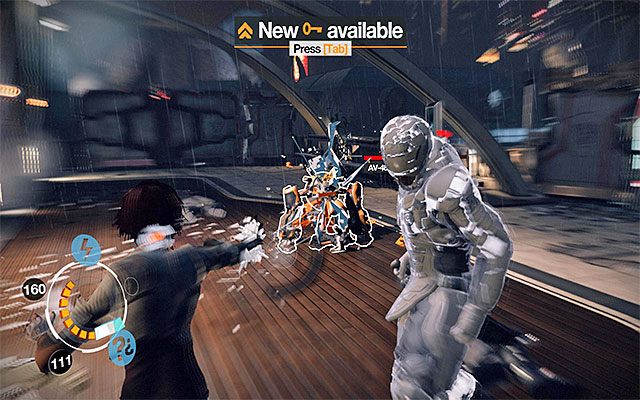 Jeśli zaś chodzi o drugiego robota, możesz zaczekać na zregenerowanie się specjalnego ataku (pamiętaj o ruchach schładzających - Dotarcie do miejsca pobytu Scylli Cartier-Wells | Epizod 5 w Remember Me - Remember Me - poradnik do gry