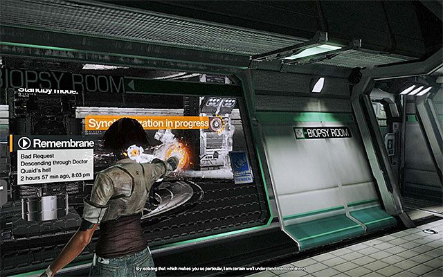 Zaczekaj aż odzyskasz pełną kontrolę nad Nilin i po wysłuchaniu kolejnej rozmowy z Edgeem wyjdź z celi - Odnalezienie doktora Quaida | Epizod 6 w Remember Me - Remember Me - poradnik do gry