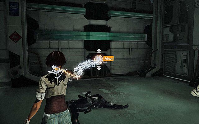 Możesz już użyć Force Spammera do rozsunięcia bramy znajdującej się na lewo od fotela ze zlikwidowanym niedawno pasożytem - Wytropienie doktora Quaida | Epizod 6 w Remember Me - Remember Me - poradnik do gry