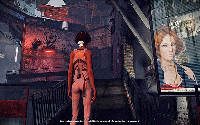 Po tym jak dostatecznie nacieszysz się pięknymi widoczkami podejdź do krawędzi i wciśnij klawisz/przycisk interakcji żeby się opuścić i wylądować na niższej półce - Dotarcie w okolice baru Tommyego (część 1) | Epizod 1 w Remember Me - Remember Me - poradnik do gry