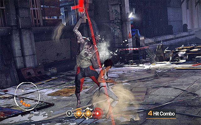 Jeśli chodzi o atakowanie przerośniętego mutanta, omawiany potwór potrafi blokować zwykłe ciosy wyprowadzane przez główną bohaterkę i jest wrażliwy wyłącznie na ruchy mocy (Power Pressens) - Pokonanie silniejszego mutanta | Epizod 1 w Remember Me - Remember Me - poradnik do gry