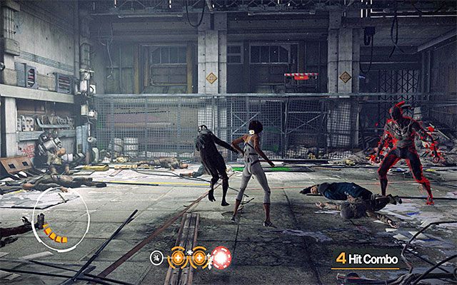 Po tym jak główny mutant odniesie trochę obrażeń na arenie pojawi się grupka mniejszych i znanych ci już potworów (Prowler Leaper) - Pokonanie silniejszego mutanta | Epizod 1 w Remember Me - Remember Me - poradnik do gry