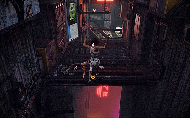 Obróć się w prawo i ostrożnie zbliż się do platformy, na której co pewien czas pojawiają się wyładowania - Dotarcie w okolice baru Tommyego (część 2) | Epizod 1 w Remember Me - Remember Me - poradnik do gry