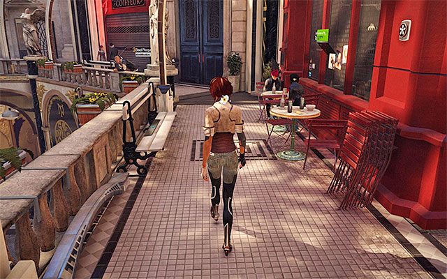 Możesz już powrócić do miejsca startu i dla odmiany udać się w prawo - Spotkanie się z łowcą wspomnień | Epizod 2 w Remember Me - Remember Me - poradnik do gry