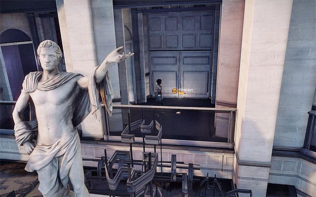 W dalszym ciągu przemieszczaj się w prawo, docierając do miejsca, w którym główna bohaterka będzie mogła doskoczyć do pionowej rurki - Dotarcie na dach budynku | Epizod 2 w Remember Me - Remember Me - poradnik do gry