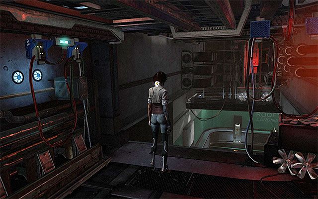 Wróć się w lewo i doskocz do ściany z interaktywną krawędzią żeby kontynuować podróż - Dotarcie na dach budynku | Epizod 2 w Remember Me - Remember Me - poradnik do gry