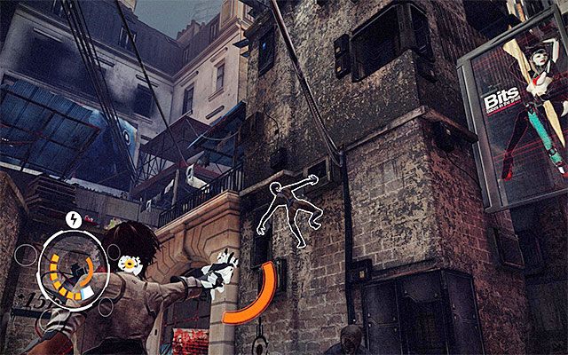 Dopiero teraz skorzystaj ze schodów prowadzących do dzielnicy rozrywki - Przeprawa przez pierwszą część slumsów | Epizod 3 w Remember Me - Remember Me - poradnik do gry