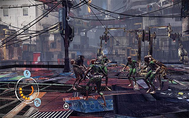 W oczekiwaniu na uzupełnienie poziomu energii Spammera zajmij się atakowaniem pobliskich mutantów (Prowler Leaper) - Zablokowanie tuneli mutantów | Epizod 3 w Remember Me - Remember Me - poradnik do gry