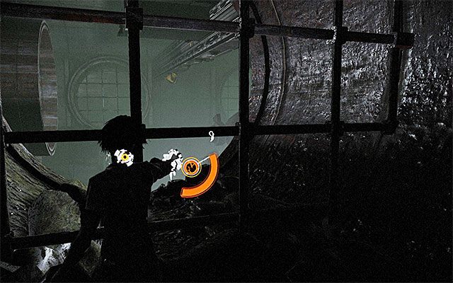 Podczas przemarszu kanałami wysłuchaj rozmowy z łowcą o pseudonimie Bad Request, z którym spotkałeś się już w poprzednim epizodzie gry - Odnalezienie Johnnyego Greenteetha | Epizod 3 w Remember Me - Remember Me - poradnik do gry