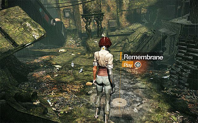 Po zakończeniu walk podejdź do balustrady, nad którą należy przeskoczyć - Dotarcie w okolice wejścia do Twierdzy w Bastylii | Epizod 3 w Remember Me - Remember Me - poradnik do gry