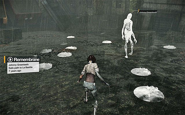 Ostrożnie zbliż się do nowej wirtualnej projekcji - Dotarcie w okolice wejścia do Twierdzy w Bastylii | Epizod 3 w Remember Me - Remember Me - poradnik do gry