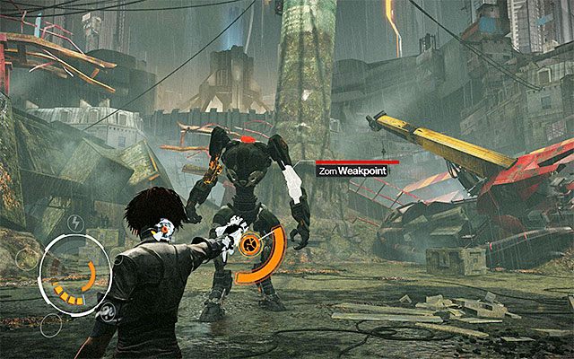 Do wygrania tego pojedynku posłuży ci urządzenie Spammer - Pojedynek z bossem - AV-78 Zorn | Epizod 3 w Remember Me - Remember Me - poradnik do gry