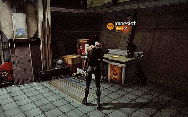 Po rozprawieniu się z pojedynczym wartownikiem zlokalizuj drzwi prowadzące do bocznego składziku (Enforcer Outfit Storage Room) - Przeprawa przez drugą część więzienia | Epizod 4 w Remember Me - Remember Me - poradnik do gry