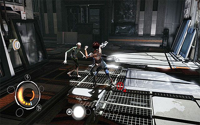 Drugi wariant zakłada celowanie ze Spammera w tutejszy panel sterowania turbiną - Dotarcie do głównej części więzienia | Epizod 4 w Remember Me - Remember Me - poradnik do gry