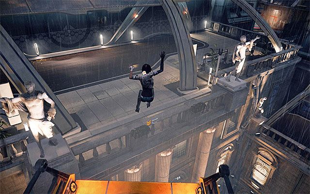 Możesz już ustawić się przy drugim panelu sterowania dźwigiem i wejść z nim w interakcję - Przedostanie się do wejścia dla VIP-ów | Epizod 5 w Remember Me - Remember Me - poradnik do gry