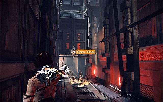 Ponownie odwróć się i błyskawicznie wznów ucieczkę, albowiem wrogi myśliwiec w dalszym ciągu będzie prowadził ostrzał - Ucieczka przed myśliwcem kapitana Tracea | Epizod 5 w Remember Me - Remember Me - poradnik do gry