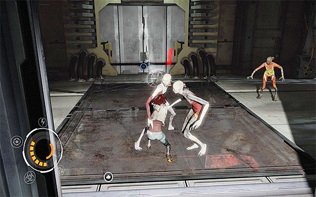 Główna bohaterka zostanie wkrótce zaatakowana przez niewidzialne mutanty (Strangler Leaper) - Dotarcie do windy | Epizod 6 w Remember Me - Remember Me - poradnik do gry