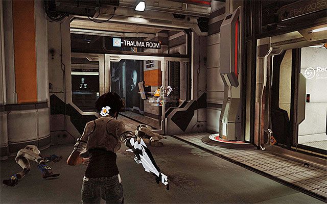 Powróć do głównej sali i odbierz energię od uaktywnionego niedawno terminalu - Pościg za celą z więzionym łowcą | Epizod 6 w Remember Me - Remember Me - poradnik do gry