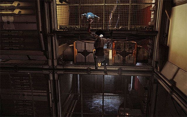 Podejdź do miejsca, w którym znajdowała się cela Bad Requesta i użyj elektronicznego wytrycha na prawym panelu sterowania, odblokowując sobie w ten sposób przejście - Pościg za celą z więzionym łowcą | Epizod 6 w Remember Me - Remember Me - poradnik do gry