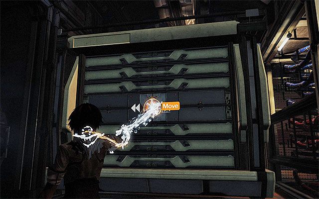 Przystąp do wspinaczki mającej na celu dotarcie na dużą platformę znajdującą się po lewej stronie - Pościg za celą z więzionym łowcą | Epizod 6 w Remember Me - Remember Me - poradnik do gry