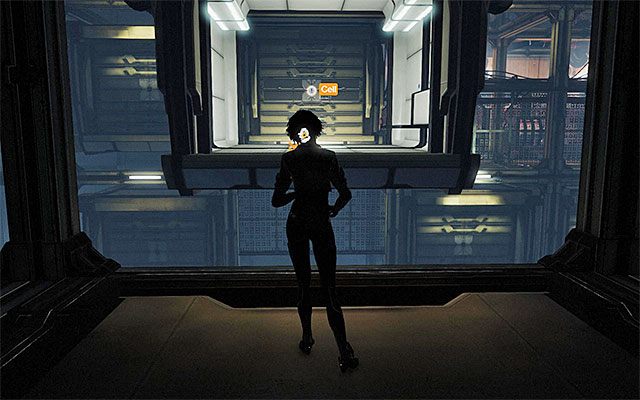 Obróć się w lewo, wyceluj w znajdującą się nad Nilin celę i w dobrze poznany już sposób użyj ulepszenia Force Spammer do ściągnięcia jej na dół - Pościg za celą z więzionym łowcą | Epizod 6 w Remember Me - Remember Me - poradnik do gry