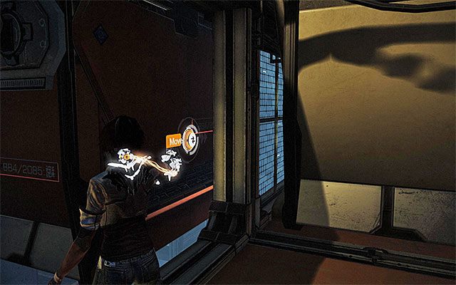 Wykonaj dłuższy skok w stronę obniżonej przed chwilą celi i skręć w prawo - Pościg za celą z więzionym łowcą | Epizod 6 w Remember Me - Remember Me - poradnik do gry