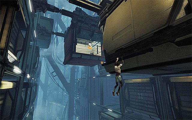 Doskocz do celi, która zatrzyma się bezpośrednio przed główną bohaterką - Pościg za celą z więzionym łowcą | Epizod 6 w Remember Me - Remember Me - poradnik do gry