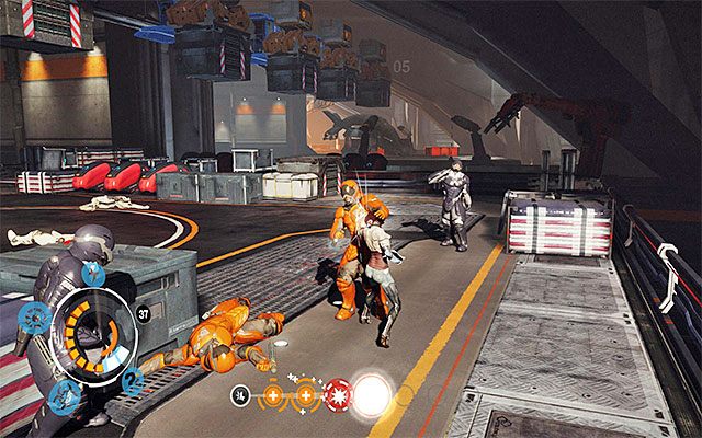 Pozbycie się żywych przeciwników nie powinno się już okazać tak trudne, choć uważaj oczywiście na elitarnego wartownika, likwidując go dzięki wykorzystaniu Kamuflaża Sensen (Sensen Camo) lub Bomby logicznej (Logic Bomb) w połączeniu z ruchami regeneracji - Podróż windą towarową | Epizod 7 w Remember Me - Remember Me - poradnik do gry