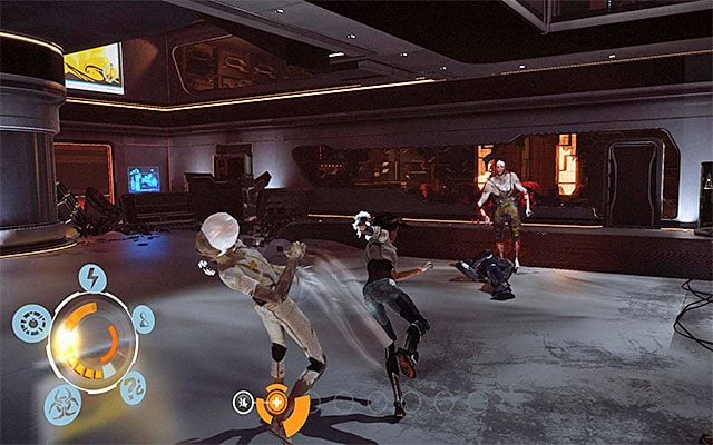 Dość istotną cechą tej bitwy (a także kilku kolejnych z dalszej części tego epizodu) jest to, że nowi przeciwnicy (Reconversion Leaper) (Skinner Leaper) będą pojawiali się na bieżąco w trakcie jej trwania, a nie standardowo dopiero po wyeliminowaniu całej aktualnej grupy - Odnalezienie kapitana Tracea | Epizod 7 w Remember Me - Remember Me - poradnik do gry