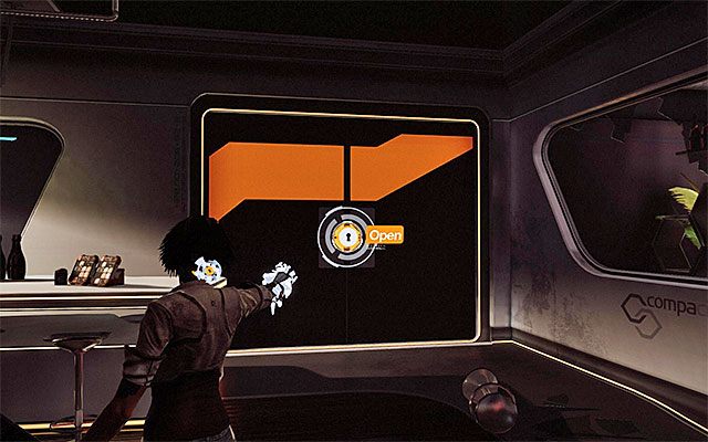 Dopiero teraz (z zachowaniem odpowiednich środków ostrożności) powróć do baru i skieruj się do prawych drzwi, którymi uciekł kapitan Trace - Wytropienie kapitana Tracea | Epizod 7 w Remember Me - Remember Me - poradnik do gry