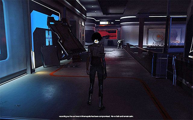 Możesz już zbliżyć się do widocznego w oddali kapitana Tracea, doprowadzając do wyświetlenia scenki przerywnikowej obrazującej zamordowanie tej postaci przez dwa wysoko rozwinięte mutanty (Mourner Leaper) - Wytropienie kapitana Tracea | Epizod 7 w Remember Me - Remember Me - poradnik do gry