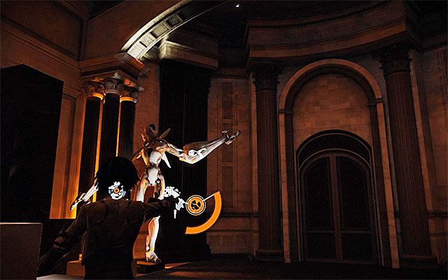 Tuż po rozpoczęciu tego epizodu i wysłuchaniu standardowej wymiany zdań z Edgeem odwróć się i rozpocznij eksplorację początkowej części korytarza z posągami - Dotarcie do miejsca pobytu Charlesa Cartiera-Wellsa | Epizod 8 w Remember Me - Remember Me - poradnik do gry