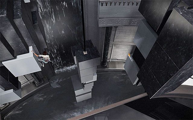 Przesuń się w lewo i doskocz do wyższej krawędzi - Dotarcie do miejsca pobytu Charlesa Cartiera-Wellsa | Epizod 8 w Remember Me - Remember Me - poradnik do gry