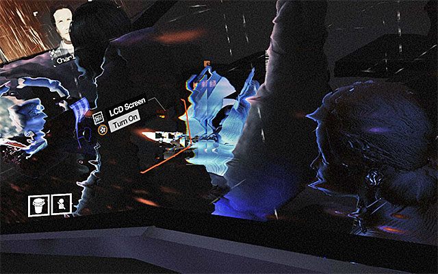 Trzecie zakłócenie powiązane jest z ekranem LCD (LCD Screen) wbudowanym w fotel kierowcy - Wywołanie błędu pamięci | Epizod 8 w Remember Me - Remember Me - poradnik do gry