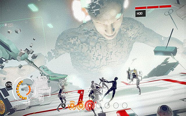 Pojedynek z H3O składa się z trzech części, stawiając na wykonywanie bardzo określonych czynności - Pojedynek z bossem - H3O - pierwsza część | Epizod 8 w Remember Me - Remember Me - poradnik do gry