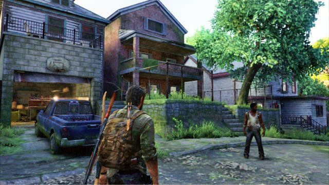 Niedaleko opisanych wcześniej narzędzi stoi dom z czerwonej cegły - Przedmieścia | Podręczniki szkoleniowe i narzędzia w The Last of Us - The Last of Us - poradnik do gry