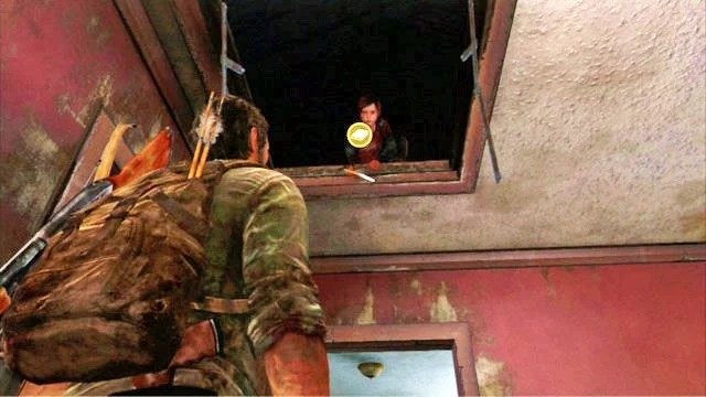 Joel nie dostanie się na górę, ale może podsadzić Ellie - Przedmieścia | Podręczniki szkoleniowe i narzędzia w The Last of Us - The Last of Us - poradnik do gry