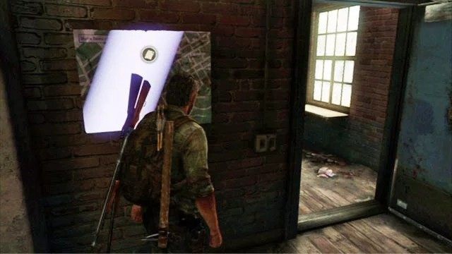 Znajduje się tam biurko do ulepszeń, a na ścianie wisi poszukiwana mapa - Samotna i porzucona (Pittsburgh) | Artefakty i nieśmiertelniki w The Last of Us - The Last of Us - poradnik do gry