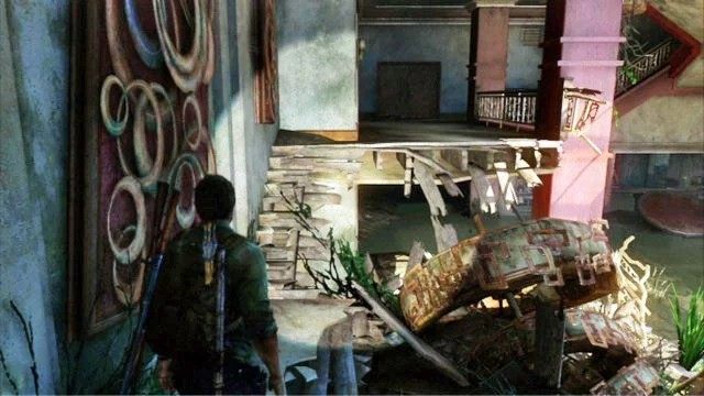 Po dostaniu się do hotelowego holu i wejściu na górę, skręć w prawo - Hotelowy hol (Pittsburgh) | Artefakty i nieśmiertelniki w The Last of Us - The Last of Us - poradnik do gry