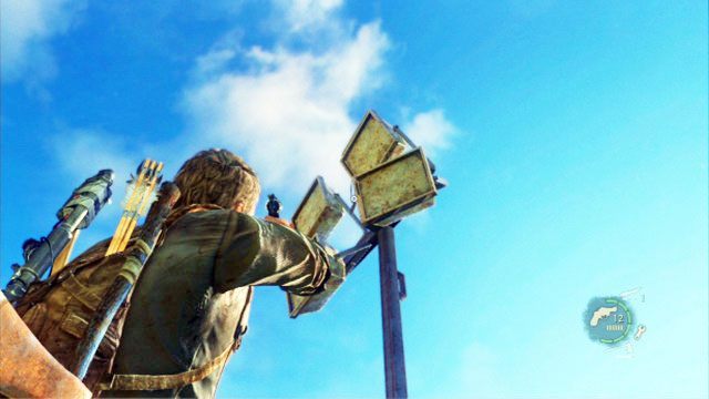 Przed nim będą stały światła, na których wisi kolejny medalion - Zajezdnia | Artefakty i nieśmiertelniki w The Last of Us - The Last of Us - poradnik do gry
