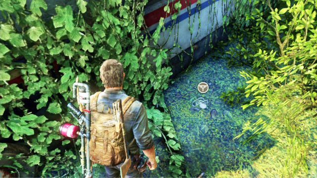 Za pojazdem znajdziesz jeszcze jeden nieśmiertelnik - Zajezdnia | Artefakty i nieśmiertelniki w The Last of Us - The Last of Us - poradnik do gry