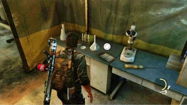 Dobrze go przeszukaj, bo w środku pozostawiono dziennik - Laboratorium Świetlików | Artefakty i nieśmiertelniki w The Last of Us - The Last of Us - poradnik do gry