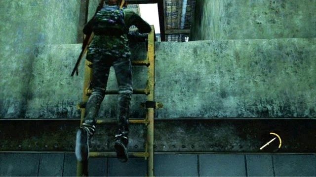 Jak zginie, wdrap się na pobliską drabinę - Polowanie | Kurort nad jeziorem | Solucja The Last of Us - The Last of Us - poradnik do gry
