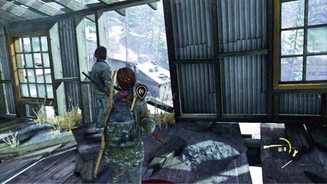 Możesz teraz porozmawiać z Davidem i obejrzeć dłuższą animację - Polowanie | Kurort nad jeziorem | Solucja The Last of Us - The Last of Us - poradnik do gry