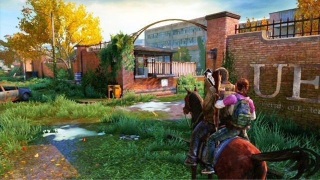 Uniwersytecki kampus jest rozległą lokacja w grze i bohaterów czeka przez to więcej eksploracji - Spis wszystkich rozdziałów i misji w The Last of Us - The Last of Us - poradnik do gry