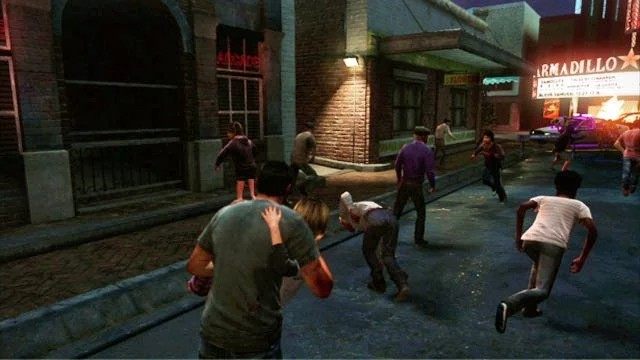 Poczekaj tam, aż Tommy otworzy drzwi i biegnij dalej prosto - Prolog | Prolog i Strefa kwarantanny | Solucja The Last of Us - The Last of Us - poradnik do gry