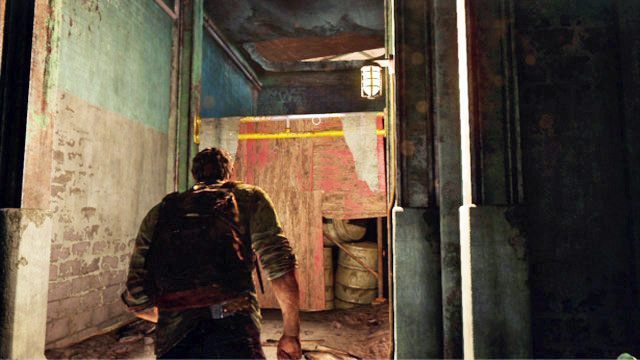 Dalsza droga prowadzi piętro wyżej - Za murem (mapa) | Prolog i Strefa kwarantanny | Solucja The Last of Us - The Last of Us - poradnik do gry