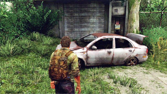 Po przebiegnięciu kilku metrów, będziesz musiał odnaleźć drabinę - Za murem (mapa) | Prolog i Strefa kwarantanny | Solucja The Last of Us - The Last of Us - poradnik do gry